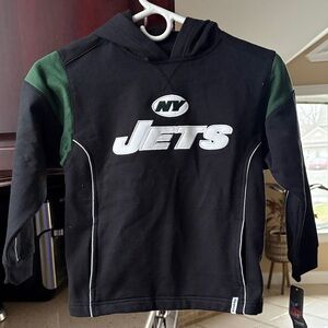 NY Jets Kids Black and Green Hoodie